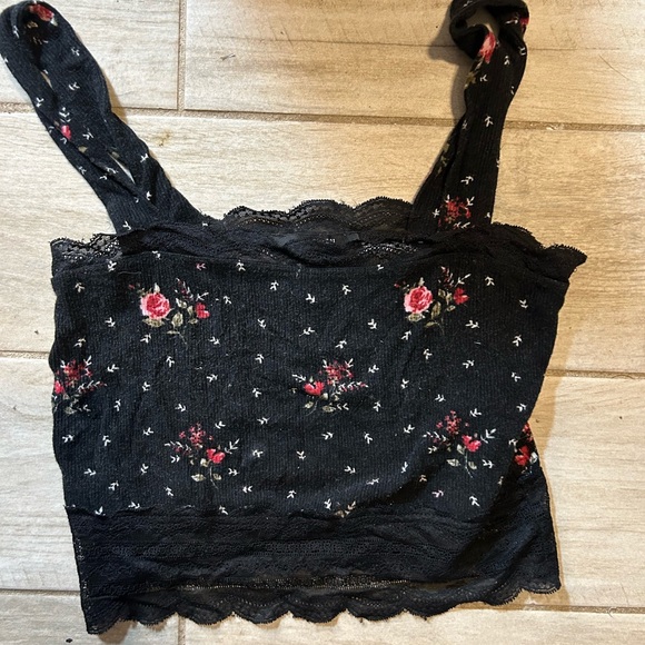 Flower print crop top forever 21 - Picture 1 of 2